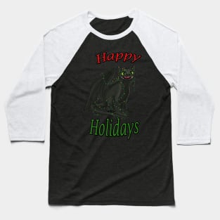 Toothless - Happy Holidays Baseball T-Shirt